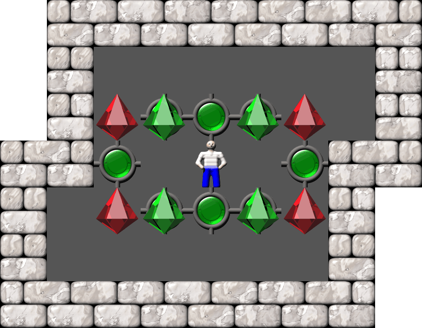 Sokoban Mass Remodel level 1050